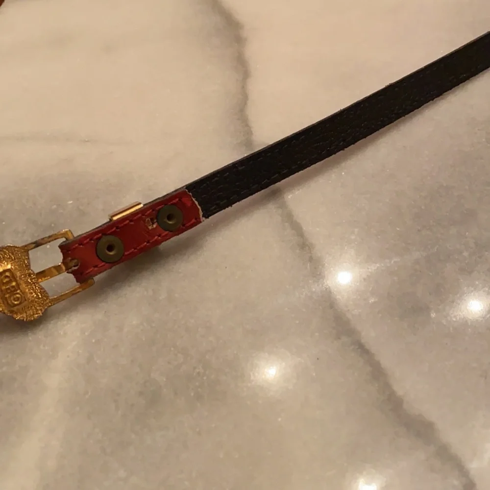 Red Belt with Red Heart ♥️ Buckle